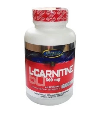 L- Carnitine 500 мг x60 капсули Biogame