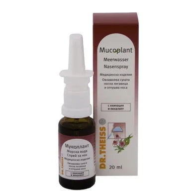Mucoplant Морска вода Спрей за нос с ехинацея и евкалипт x20 мл Dr. Theiss