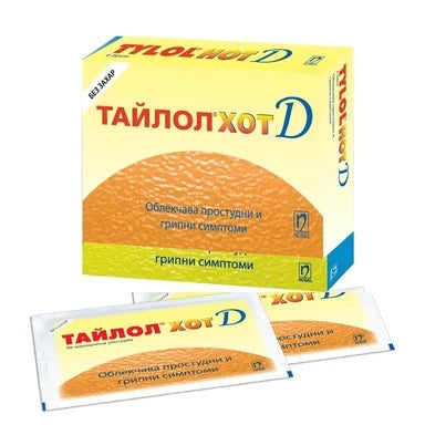 Тайлол Хот D без захар х12 сашета Nobel Pharma