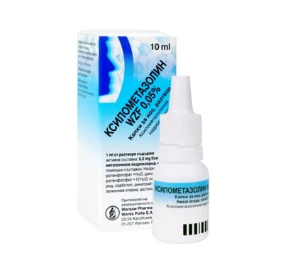 Ксилометазолин Капки за нос 0.05 % х10 мл Polpharma
