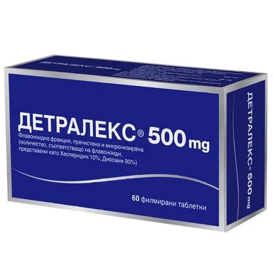 Детралекс при разширени вени и хемороиди 500 мг х60 таблетки
