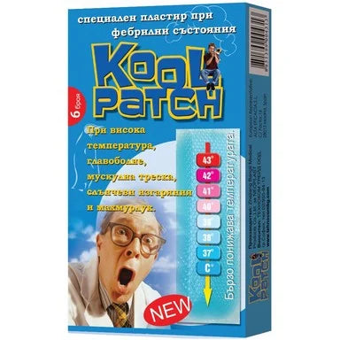 Kool Patch Пластир при фебрилни състояния x6 броя Abopharma