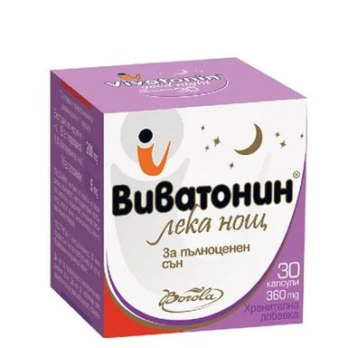 Виватонин Лека нощ за добър сън x30 капсули Borola