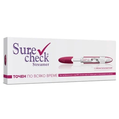 SureCheck Streamer Тест за бременност писалка