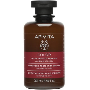 Apivita Шампоан със слънчоглед и мед за боядисана коса х250 мл