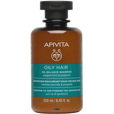 Apivita Шампоан за контрол на омазняването на косата х250 мл