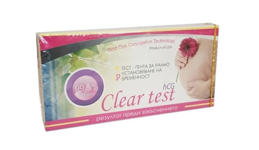 Clear Test Лента за ранно установяване на бременност х1 брой Cortez Diagnostics Inc