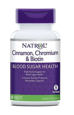 Канела Хром и Биотин х60 таблетки Natrol