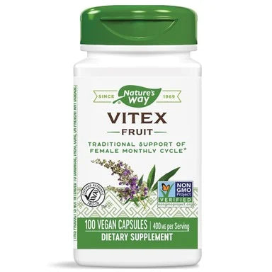 Витекс за симптоми при ПМС 400 mg х100 капсули Nature's Way