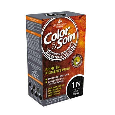 3Chenes Color and Soin Боя за коса 1N черено абанос цвят