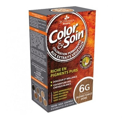 3Chenes Color and Soin Боя за коса 6G златисто тъмно рус цвят