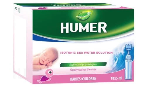 Humer Морска вода за бебета 18 дози х5 мл