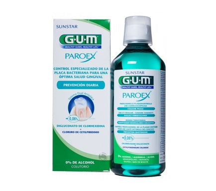 GUM Paroex 0.06% Вода за уста х500 мл