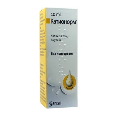 Катионорм капки за очи x10 мл