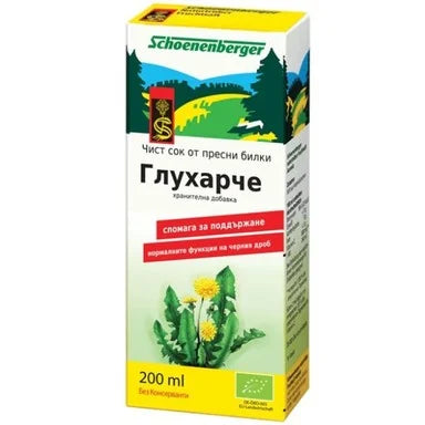 Био сок от глухарче х200 мл Schoenenberger