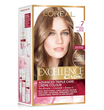 Loreal Excellence Creme Боя за коса №7 тъмно рус