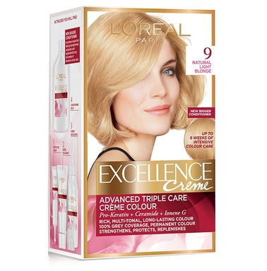 Loreal Excellence Creme Боя за коса №9 светло рус