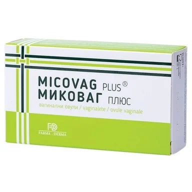 Micovag Plus при вагинална инфекция x10 вагинални овули Naturpharma