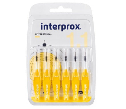 Dentaid Iinterprox 4G Mini 1.1 мм четка за зъби х6 броя