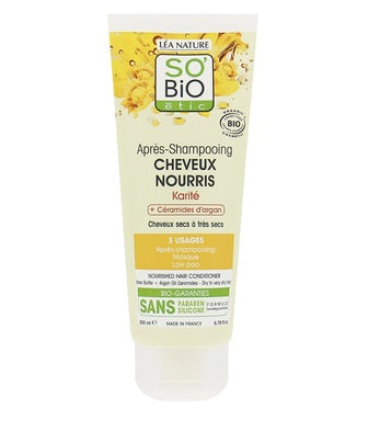 SOBiO Балсам за коса с масла от карите и арган х200 мл