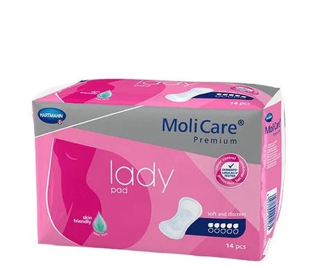 Hartmann MoliCare Premium Lady Урологични подложки 5 капки х14 броя