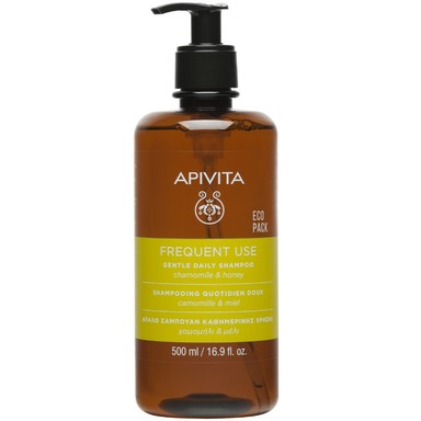 Apivita Шампоан за честа употреба с лайка и мед х500 мл