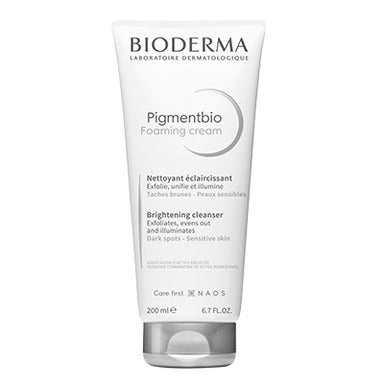 Bioderma Pigmentbio Ексфолираща почистваща крем-пяна за хиперпигментирана кожа x200 мл