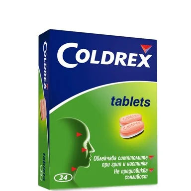 Coldrex при грип и настинка х24 таблетки Perrigo
