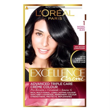 Loreal Excellence Creme Боя за коса 1 черен