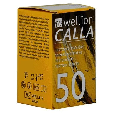 Wellion Calla Тест ленти за кръвна захар x50 бр