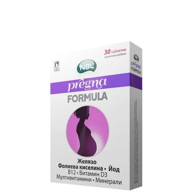 Pregna Formula за бременни х30 таблетки Nobel Pharma