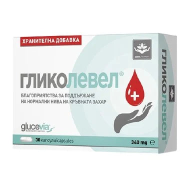 Гликолевел 340 мг за нормални нива на кръвната захар x30 капсули Zona Pharmа
