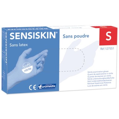 Нестерилни нитрилови ръкавици без пудра S x100 броя