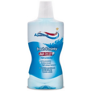 Aquafresh Fresh and Minty Вода за уста х500мл