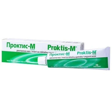 Проктис-М Ректална маз при хемороиди х30 г Naturpharma