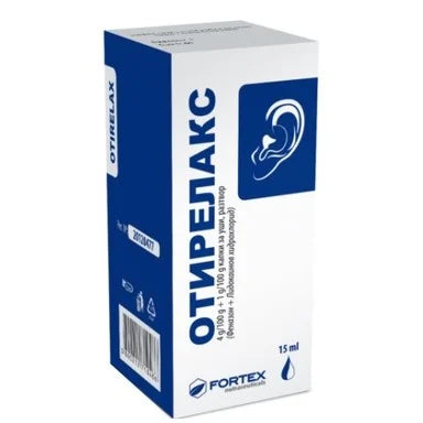 Отирелакс Капки за уши х15 мл Fortex
