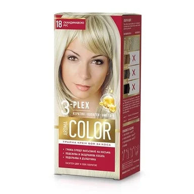 Aroma Color Боя за коса 18 Скандинавско рус