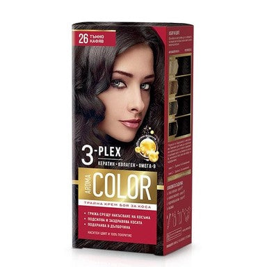 Aroma Color Боя за коса 26 Тъмнокафяв