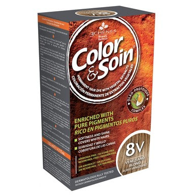 3Chenes Color and Soin Боя за коса 8V венецианско рус цвят