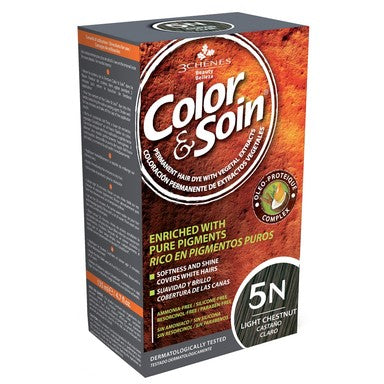 3Chenes Color and Soin Боя за коса 5N светло кестеняв цвят