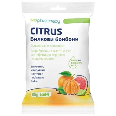 SOpharmacy Citrus Билкови бонбони x80 г