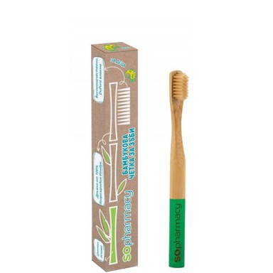 SOpharmacy Essentials Soft Детска бамбукова четка за зъби