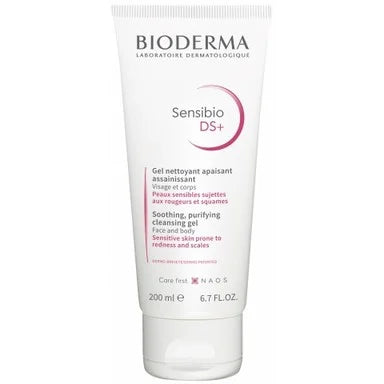 Bioderma Sensibio DS+ Успокояващ и почистващ гел против зачервявания х200 мл