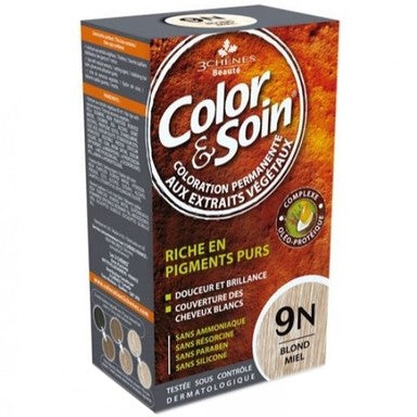 3Chenes Color and Soin Боя за коса 9N медено рус цвят