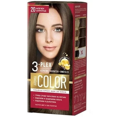 Aroma Color Боя за коса 20 Млечен шоколад