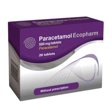 Парацетамол 500 мг х20 таблетки
