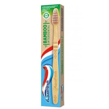 Aquafresh Bamboo Interdental Medium Бамбукова четка за зъби