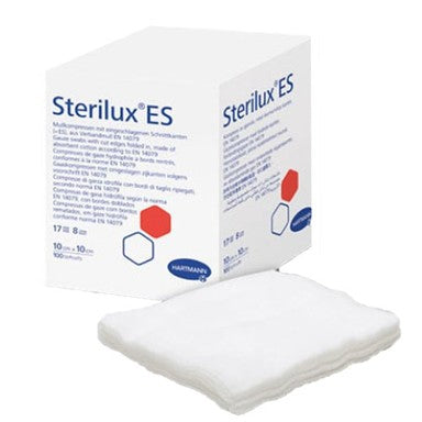 Hartmann Sterilux ES Нестерилни компреси 8 дипли 10/10 см х100 бр