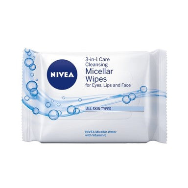 Nivea Micellair Почистващи кърпички с мицеларна вода и витамин E x25 броя