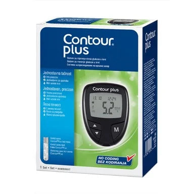 Contour Plus Глюкомер + 5 тест-ленти + 5 ланцети